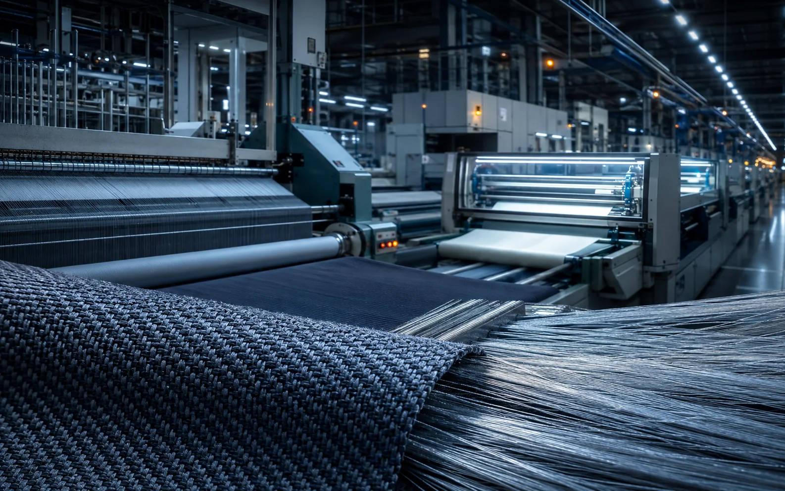 Yüksek performanslı lif ve teknik tekstil üretiminin yapıldığı ileri malzeme tesisi